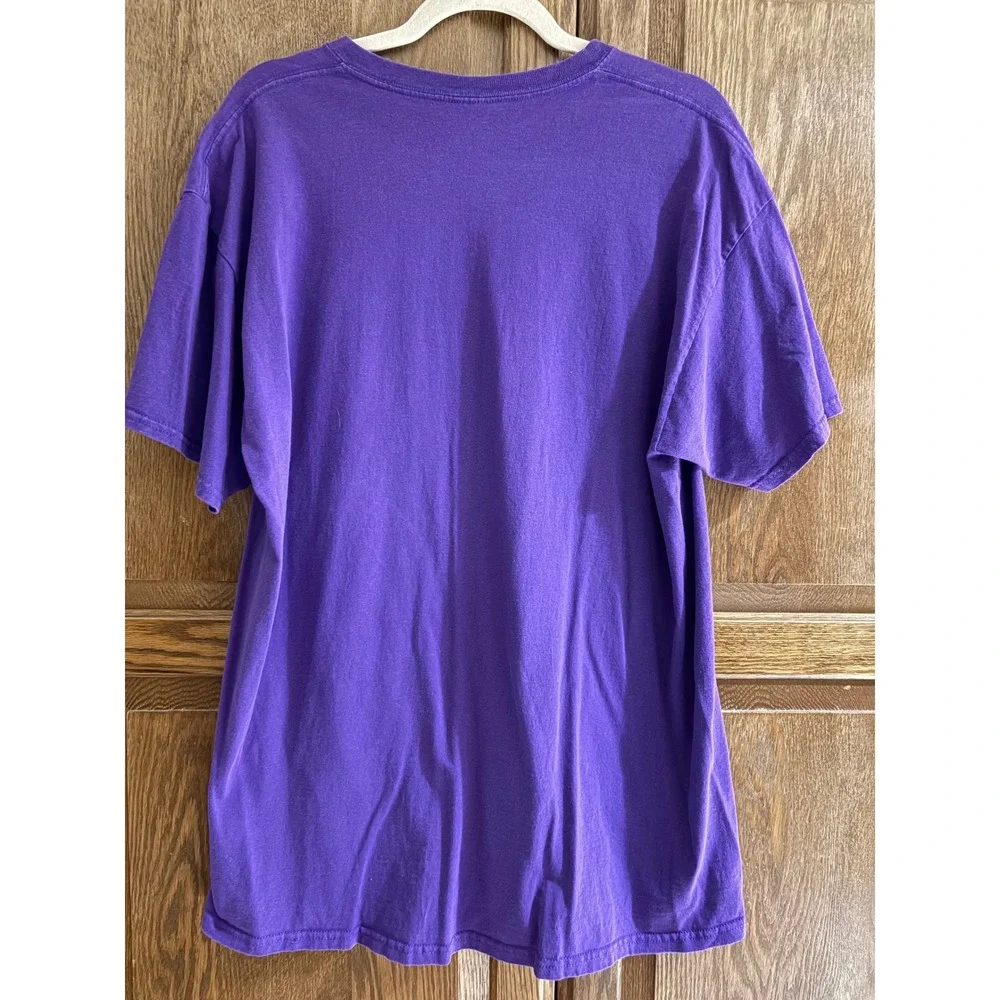 Unique Adult Unisex Happy Halloween Graphic‎ T-Shirt Skull Bubble Gum Purple XL